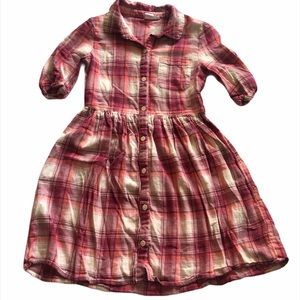 Gap plaid shirt dress